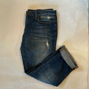 Joe’s cropped Ex-Lover denim, size 28